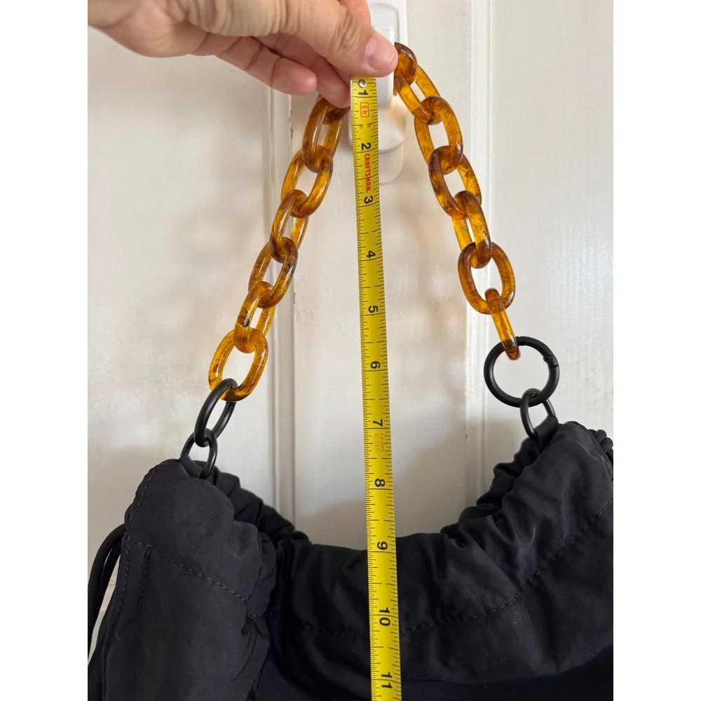 Rotunda black Sant hobo bag
